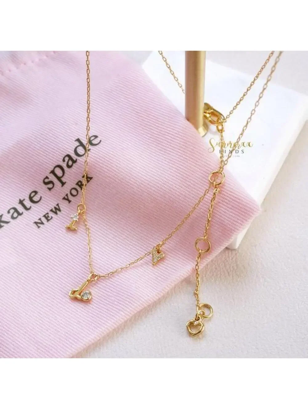 Kate Spade Say Yes I Do Charm Necklace